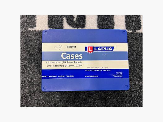 Lapua Etuis 6.5 Creedmoor (x100)