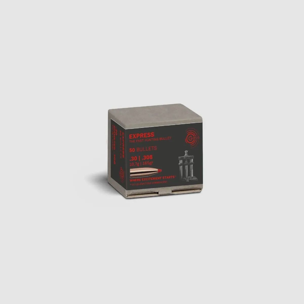 Geco .308 - 10.7g. / 165gr. Express bullets - 50 pcs.