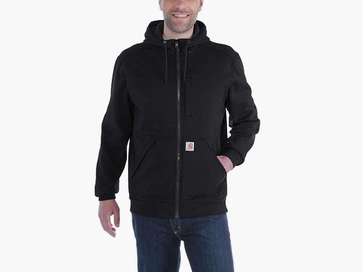 Carhartt Wind Fighter Zip Hoodie Uomini Nero S