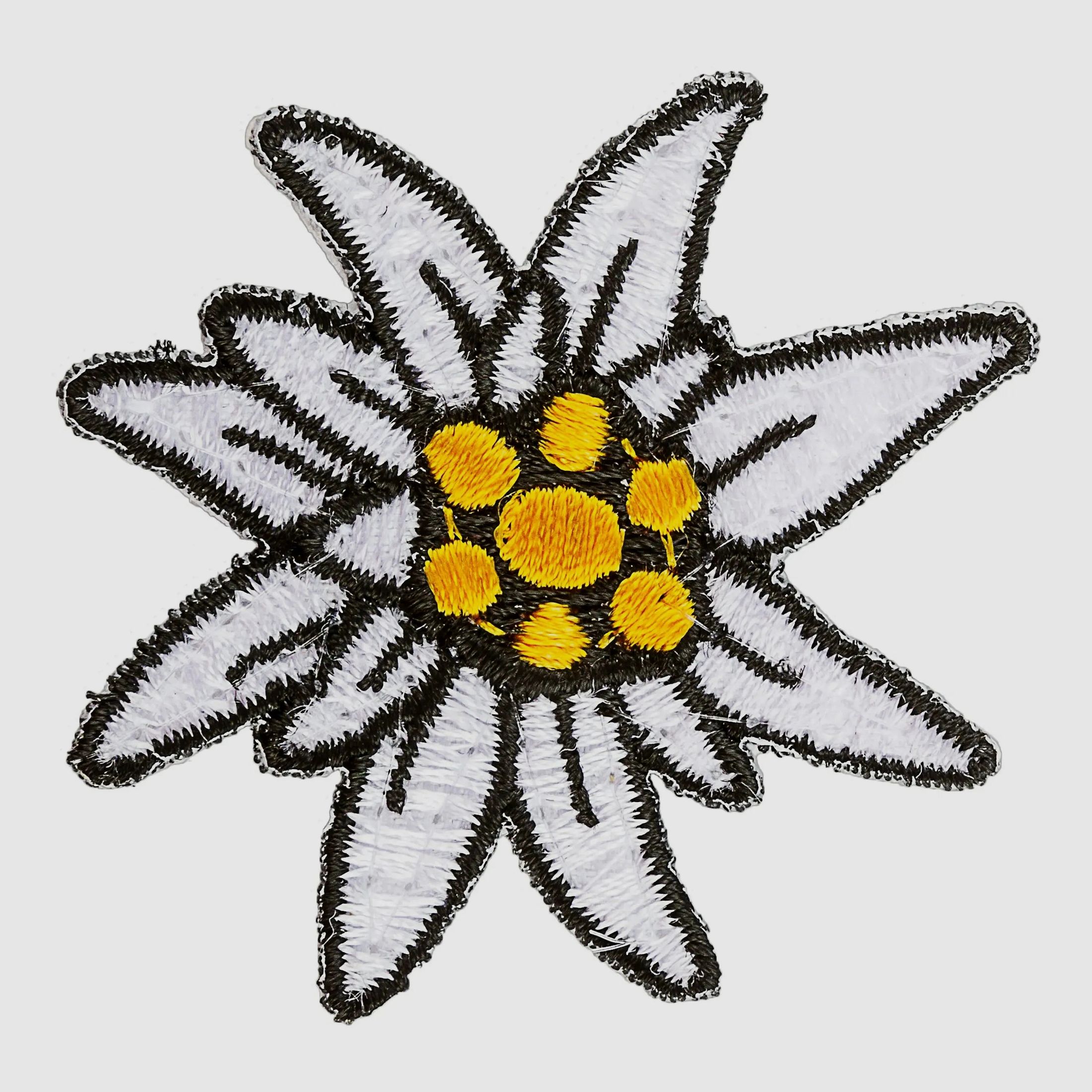 Café Viereck Patch Edelweiß