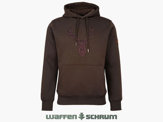 Hubertus Hoodie Hunting Deer Olive/brown
