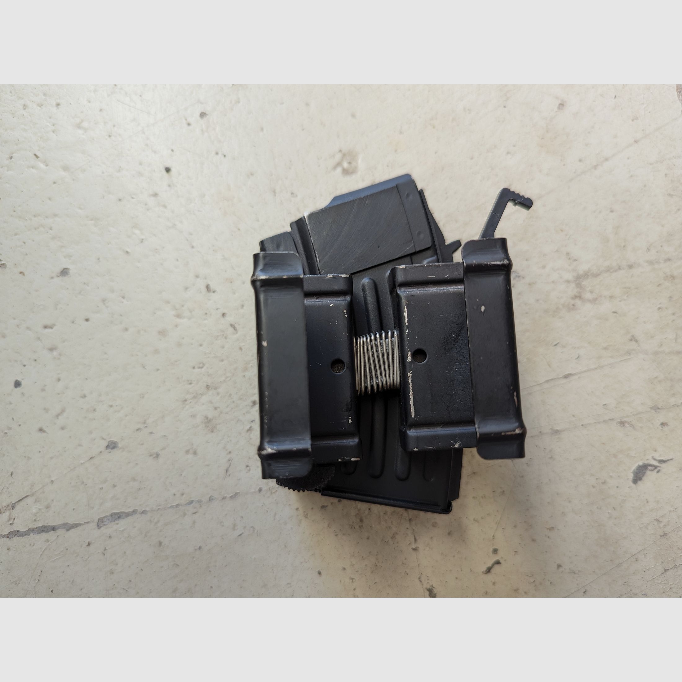 Airsoft Softair Metallo Caricatore Accoppiatore Supporto Connettore per AK47 WBP Minijack 7.62 x 39