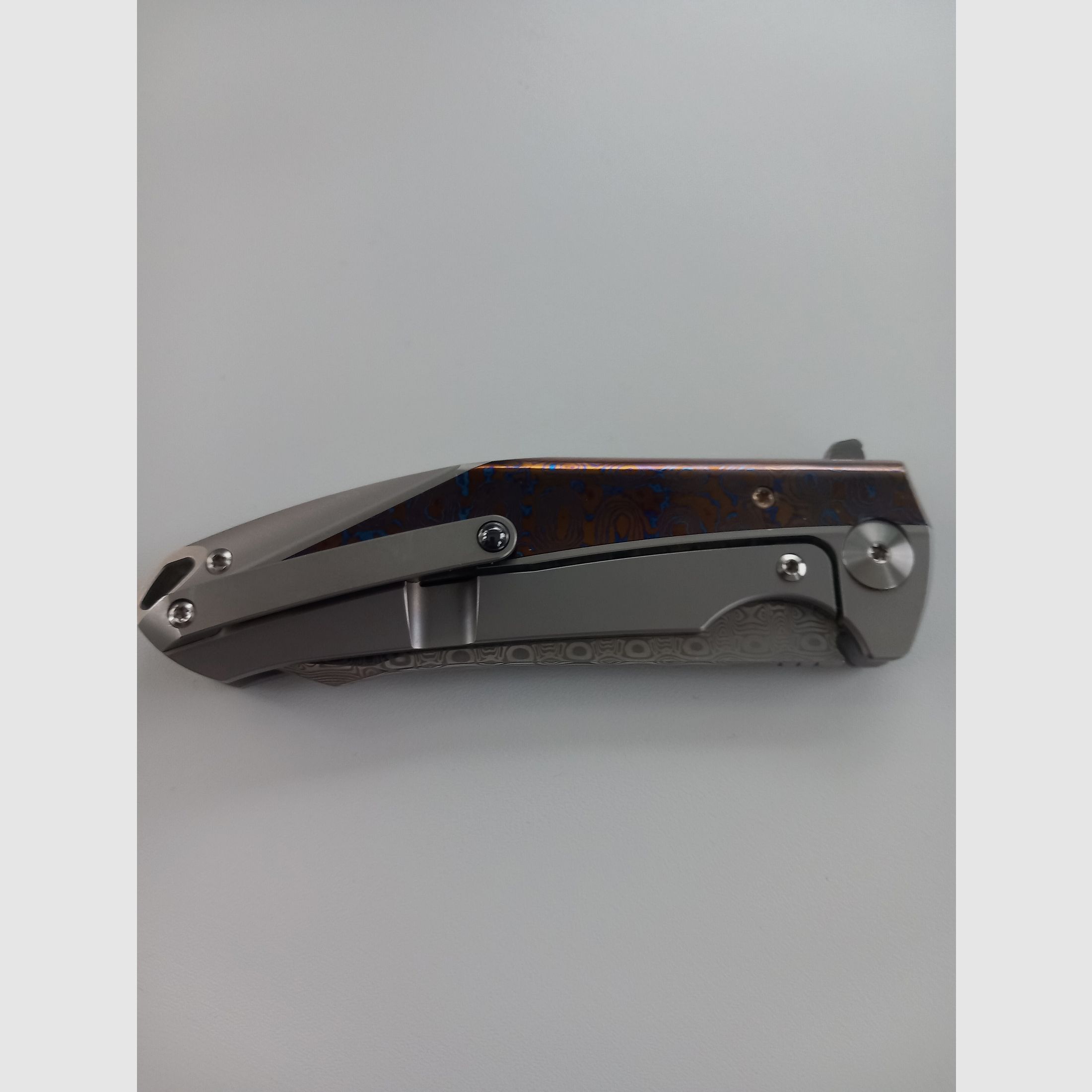 K1 Framelock  Damast Mokuti 