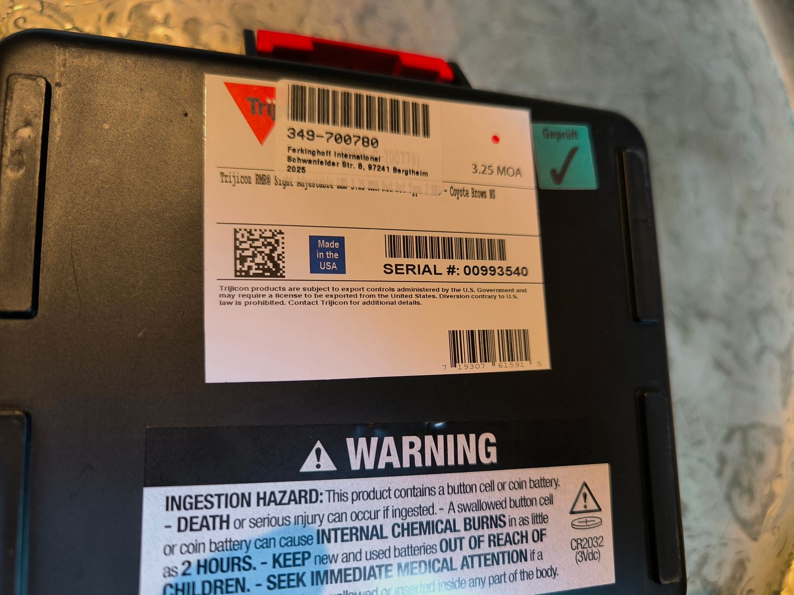 Trijicon RMR, 3.25 MOA, kojot