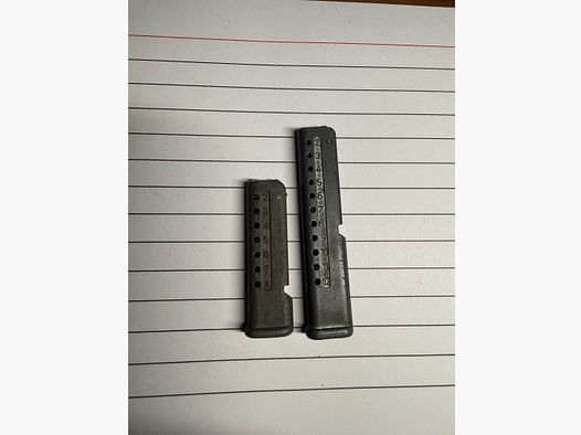 Haenel Magazine fucile ad aria 2 pezzi DDR originale 8 e 12 310 #1