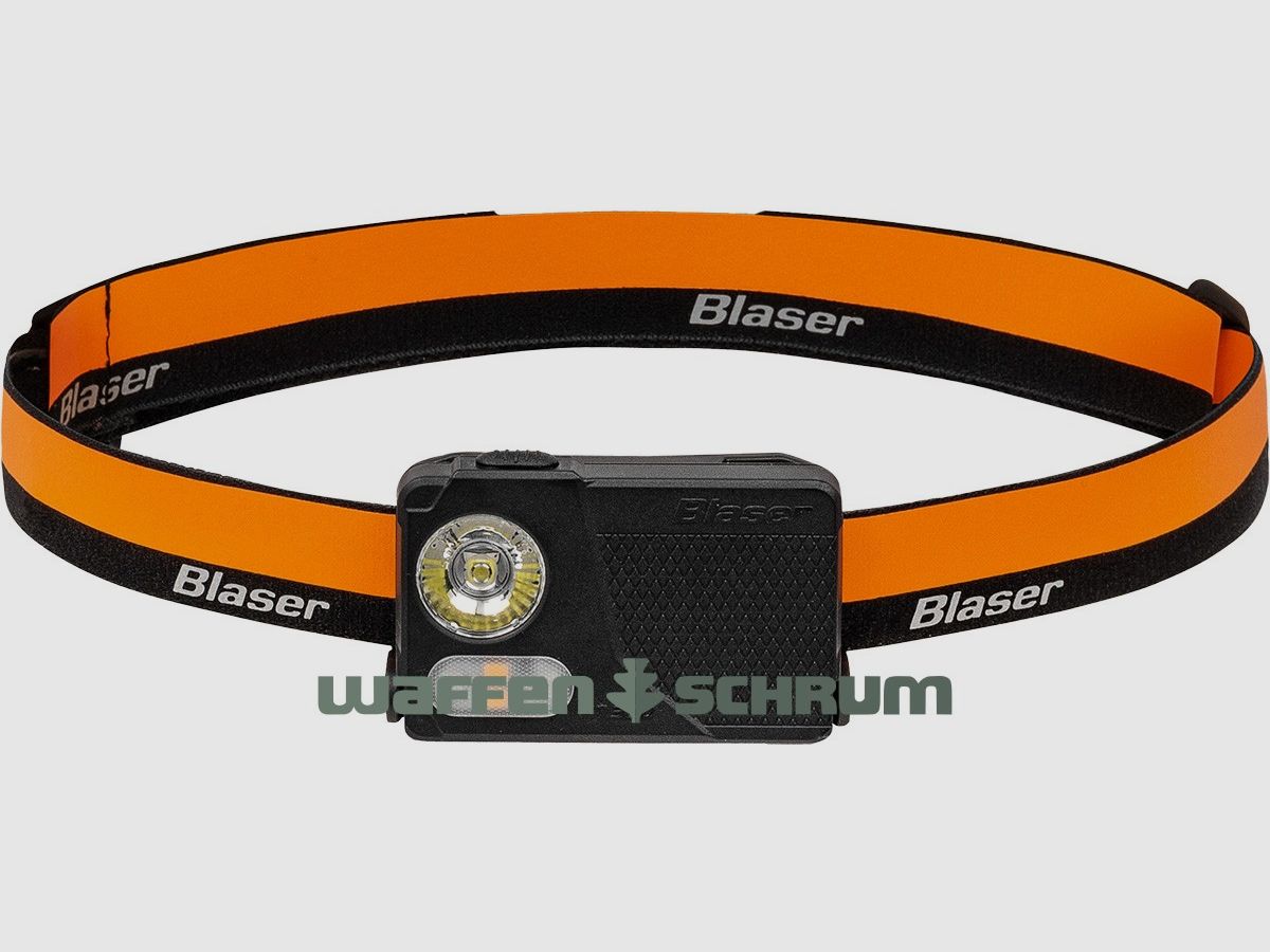 Lampada frontale Blaser HT 300 nera; Alluminio 300 lumen