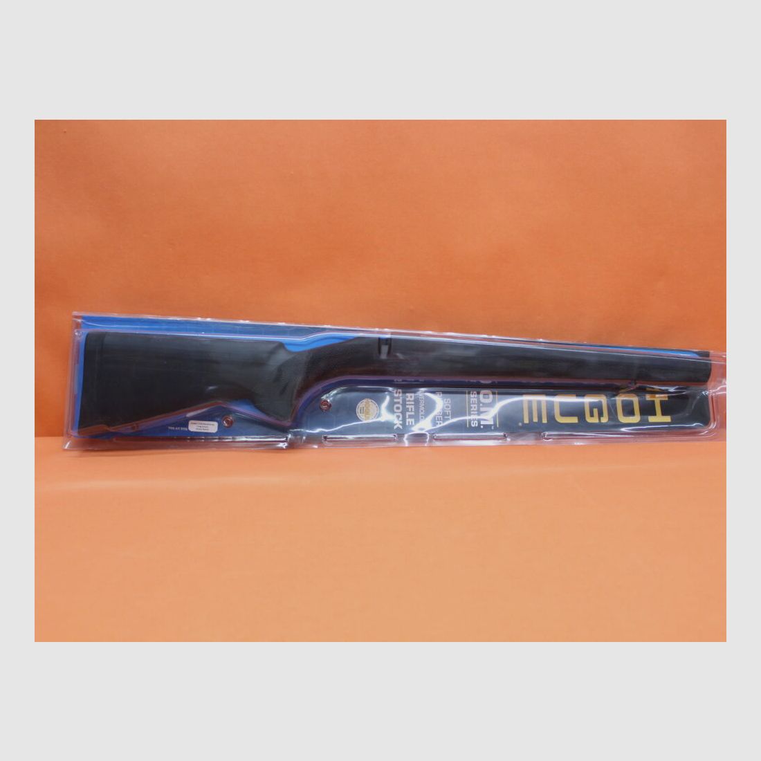 HOGUE Howa 1500: Hogue Overmolded Calcio nero Long Action - Heavy Barrel - Pillar Bed Block