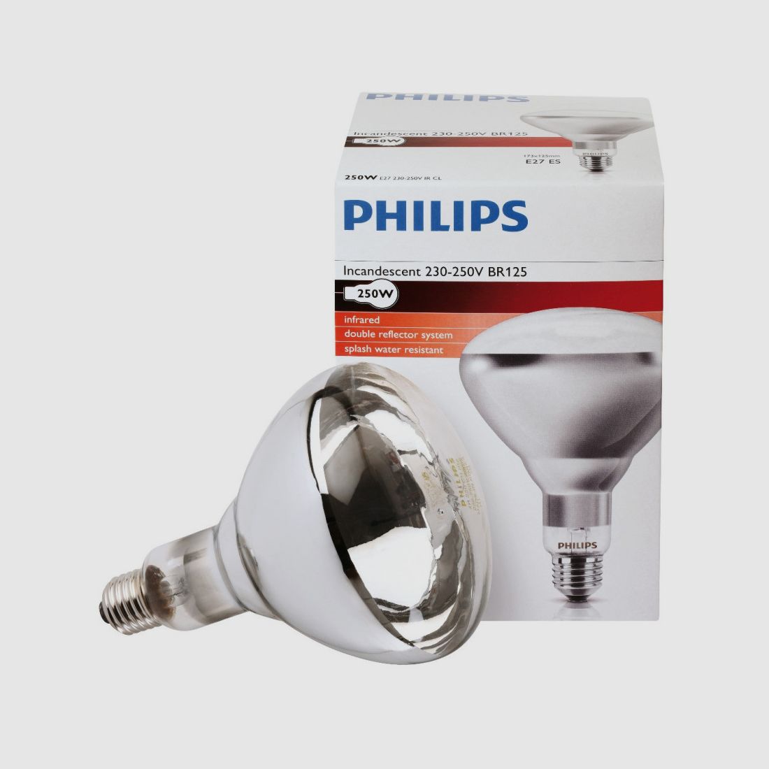 PHILIPS IR Żarówka E27 250W, zdjęcie 2 z 3