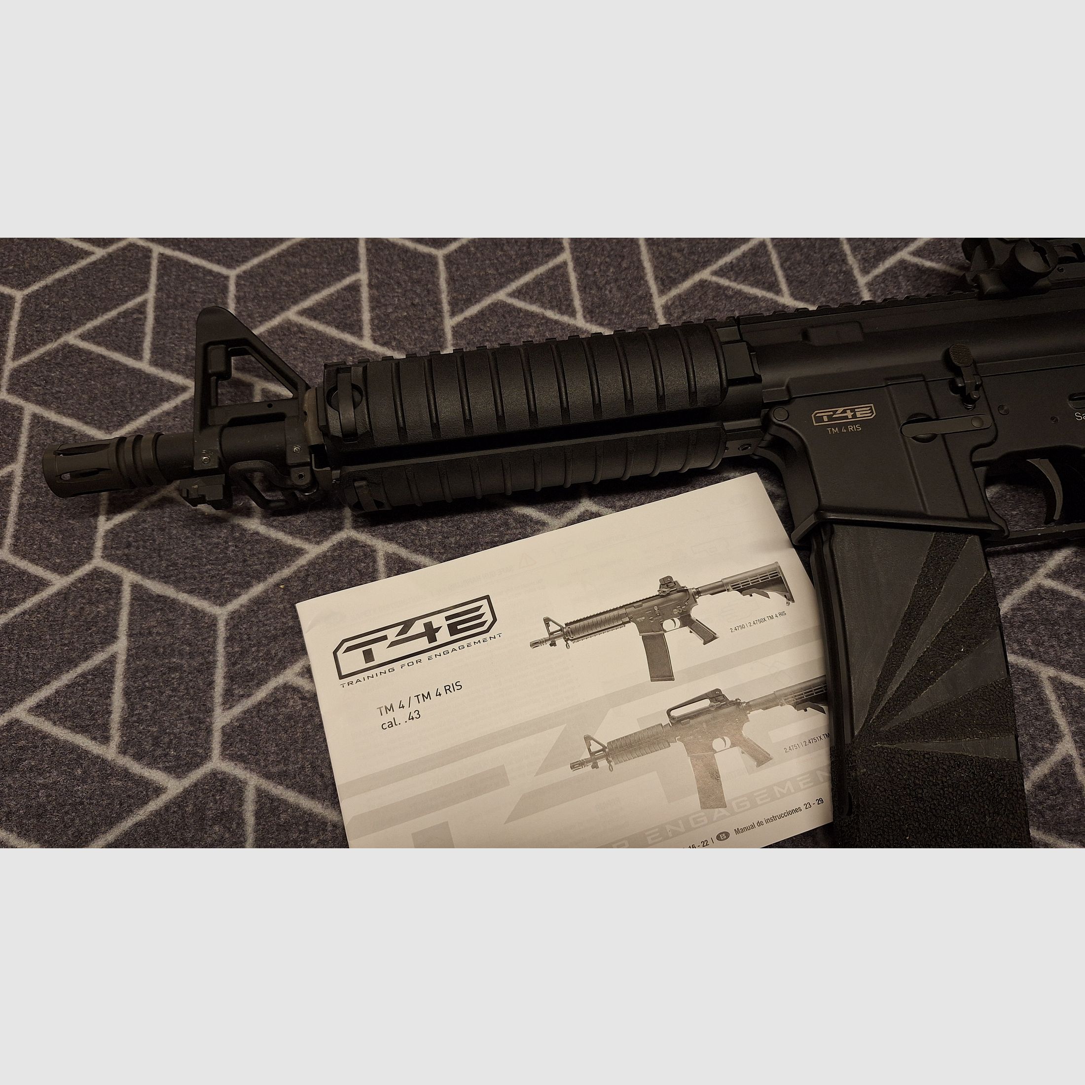 Umarex T4E TM4 RIS CO2 assault rifle .43