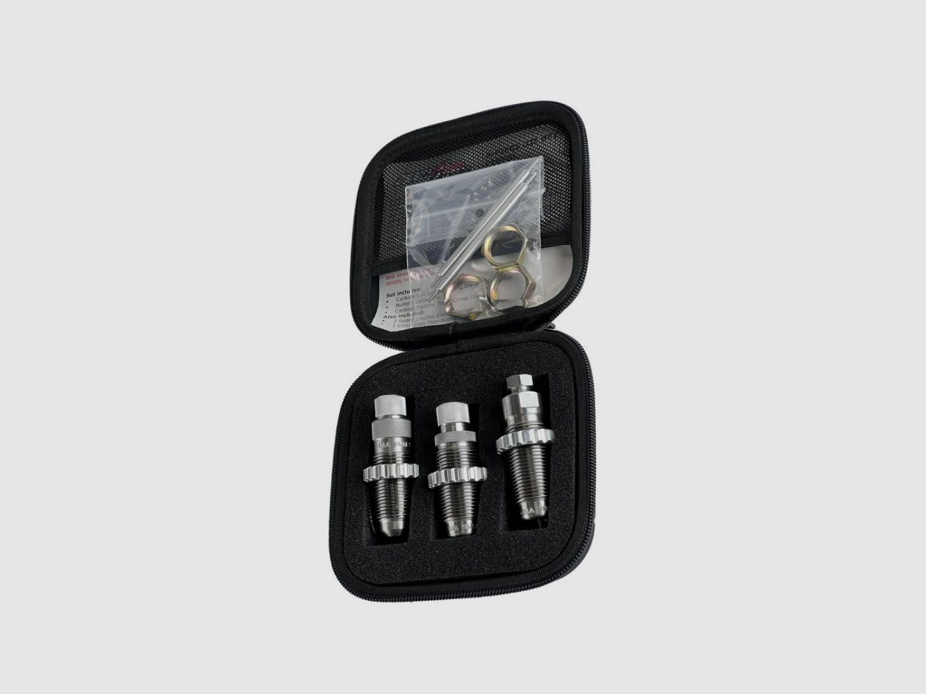 Juego de troqueles de carburo DAA de 3 piezas – Pistola, Calibre: .38 Super, imagen 1 de 3