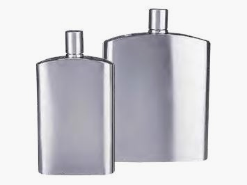 Flachmann 120 ml glatt