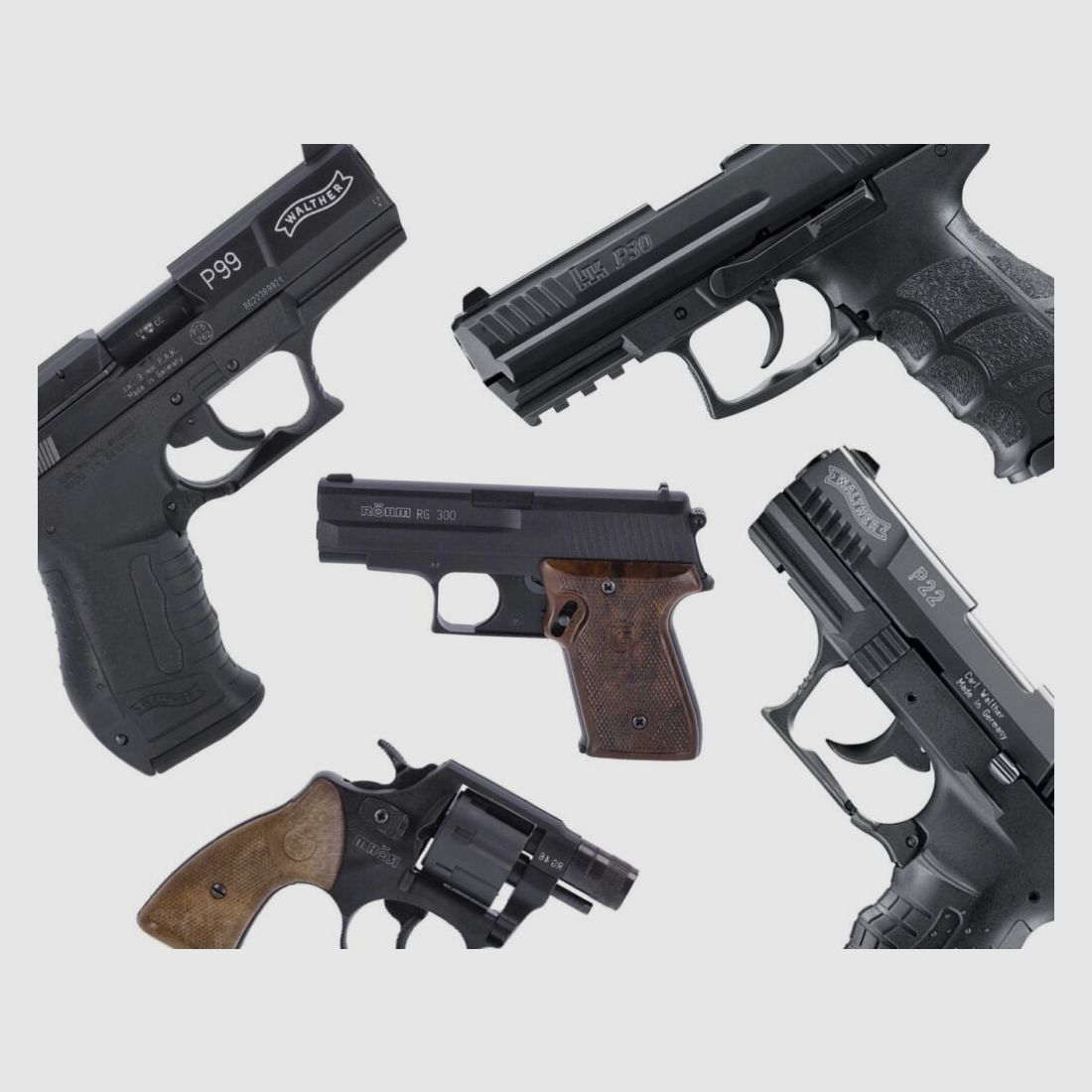 SSW Sammlung - Walther Zoraki Colt S&W Berloque Xythos Reck IWG ME