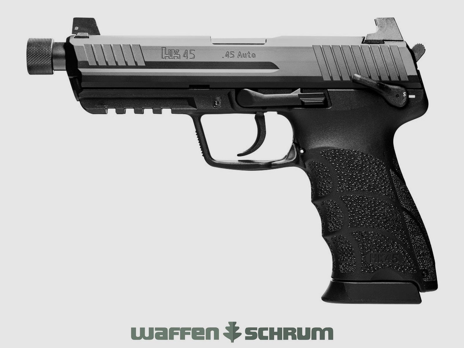 Heckler & Koch USP 45 Compact Tactical M16x1 / black polymer grip