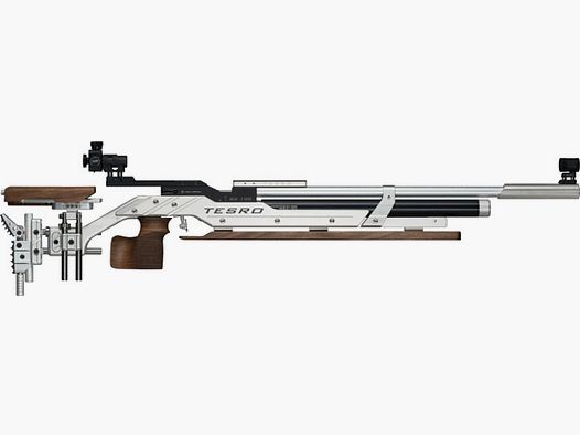 Tesro RS 100 SIGNUM Auflage Plus silber/nuss rechts Luftgewehr Match