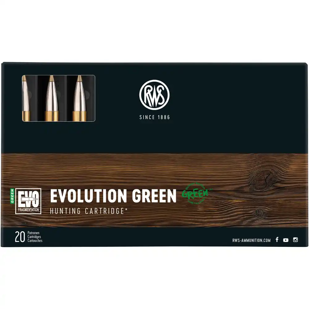 RWS munizioni per fucile 7X64 Evo Green 8.2G. 127 GR.