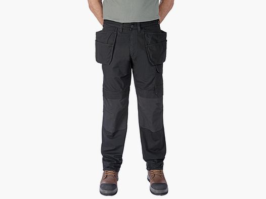 Carhartt Stahl Cargo Handwerkerhose, Herren, Black, W30/L28