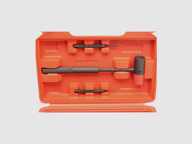 Hunting pin set (steel-brass-nylon) and mallet (steel-nylon) – WINCHESTER, image 2 of 4