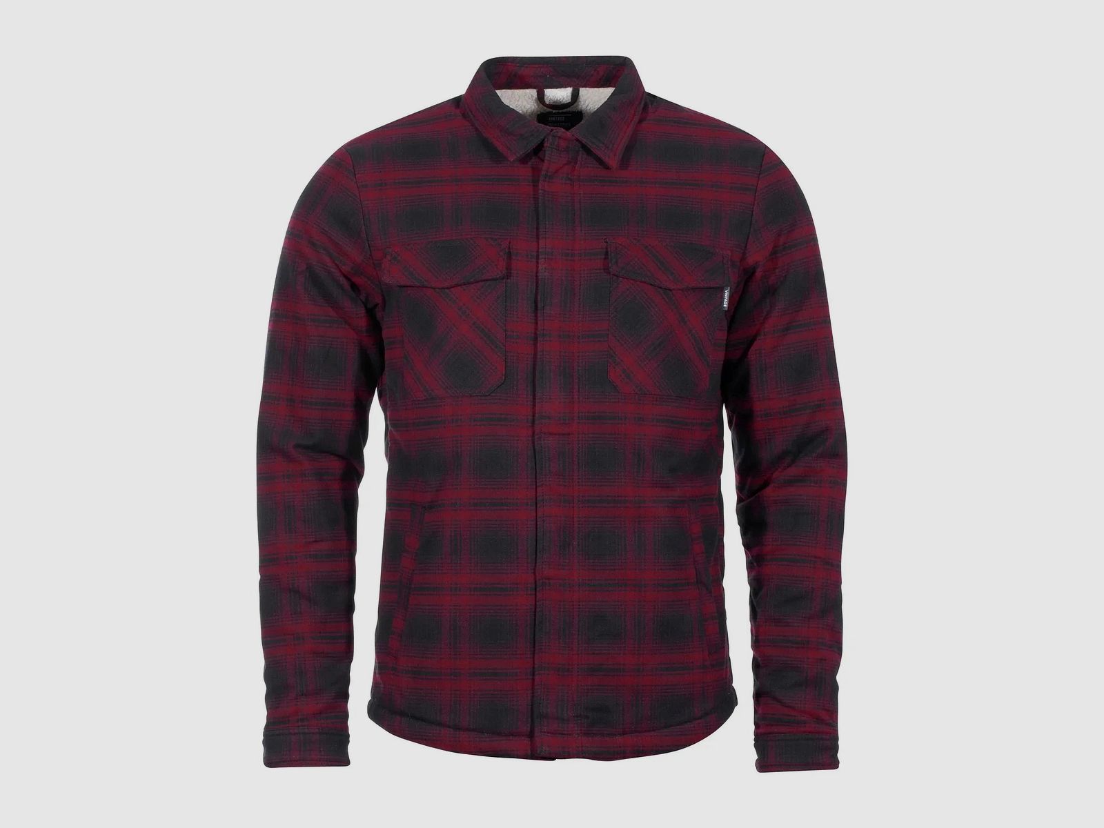 Vintage Industries Vintage Industries Jacke Class Sherpa red check