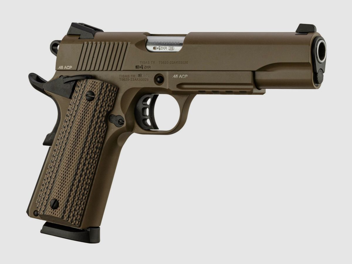 TISAS ZIG PC 1911 FDE .45 ACP 5 inches Pistol, image 2 of 8