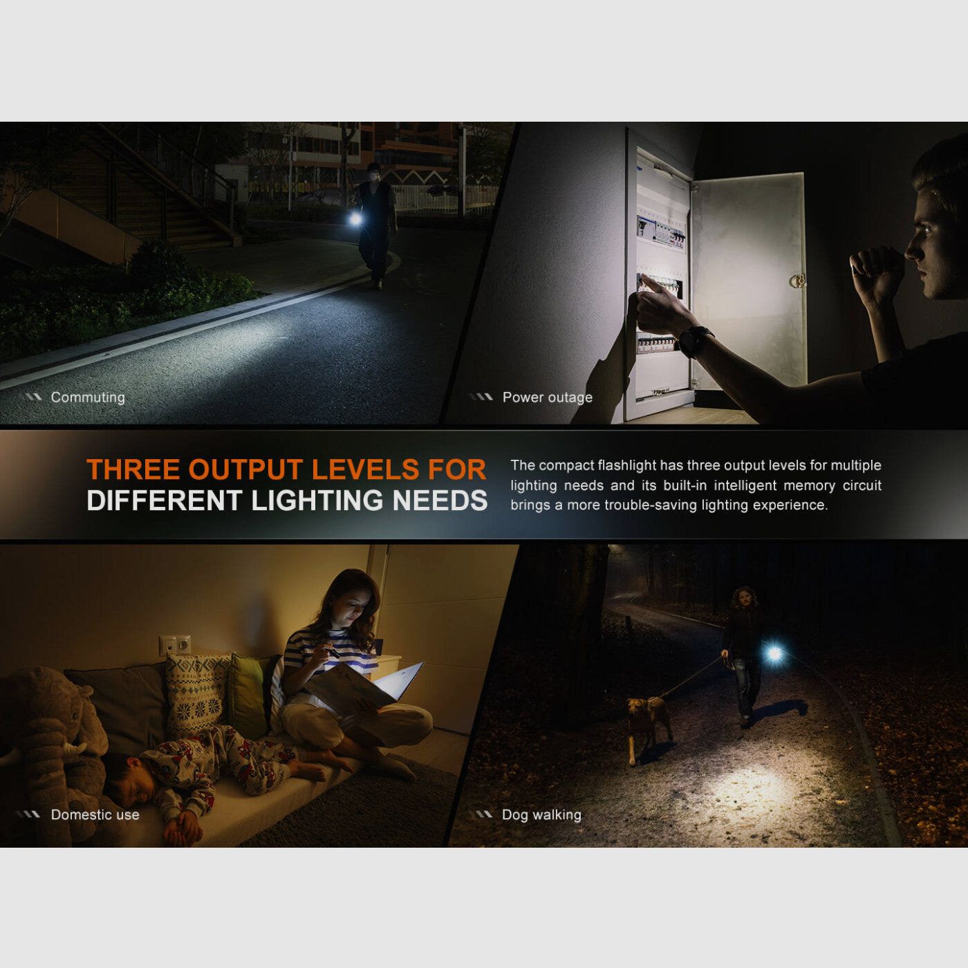 LED flashlight, E12 V3.0, 200 lumens, incl. battery, image 9 of 15