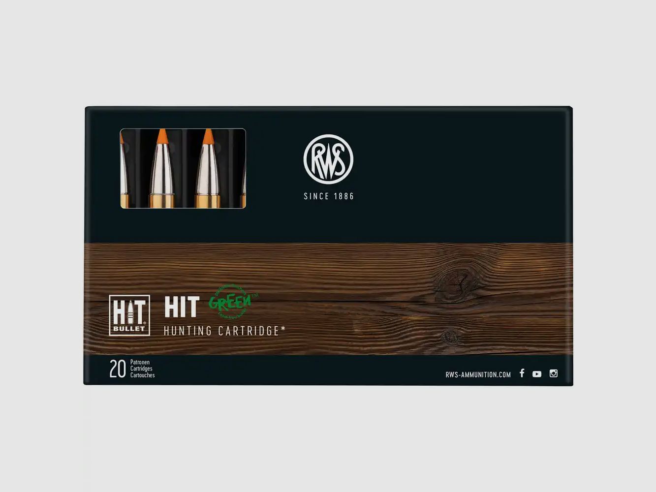 RWS .308 Win. HIT 10.7g 165gr lead-free