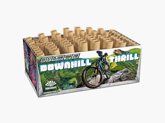 Lesli Downhill Thrill - Feu d'artifice composite avec 93 coups