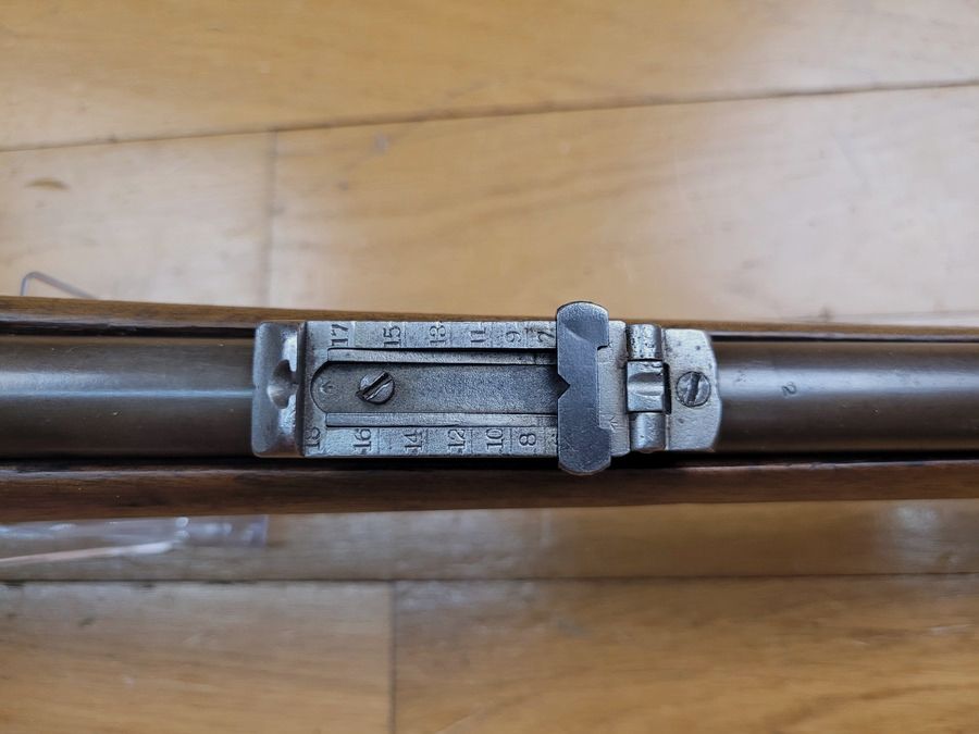 Rarissime fusil Lee Enfield MkI* – calibre .303 British – construit neuf en 1903 (un des tous derniers!) – au chiffre d&rsquo;Edouard VII – boîtier BSA militaire – bonne mécanique et beaux bois – hausse 1899 – Catégorie D – TBE global, image 18 sur 29