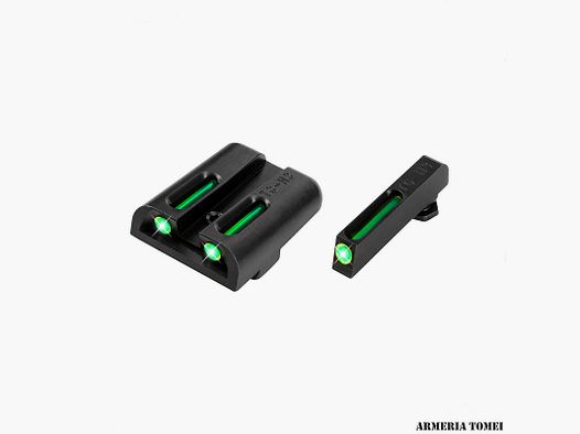 TRUGLO – TRITIUM FIBEROPTIK HANDGUNDSICHT – TFO GLOCK NIEDRIGSET – GRÜN/GRÜN