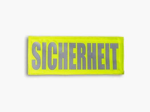 Patch für Einsatz-Warnweste Rücken Sicherheit