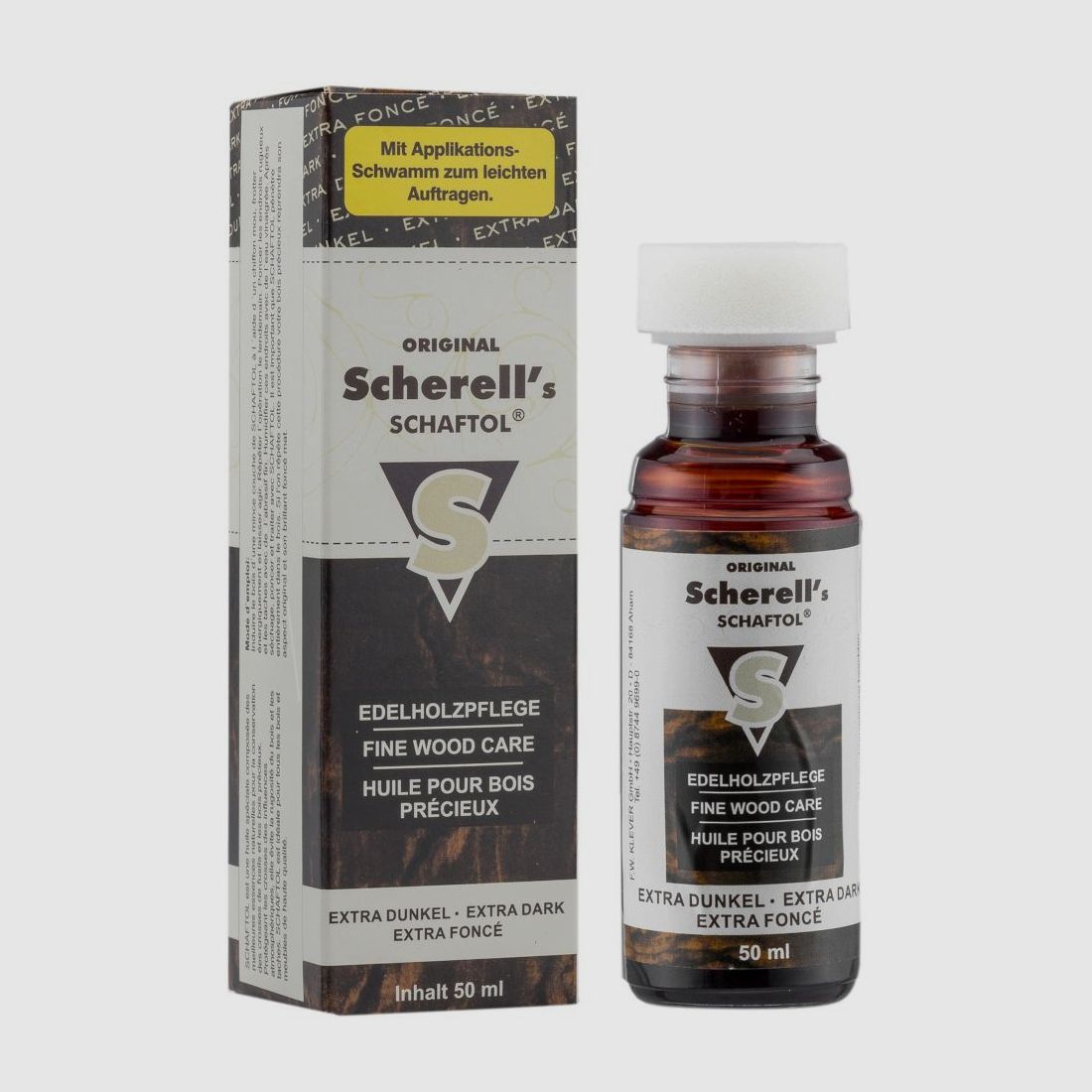 Scherell's Schaftol Holz extra dunkel 50 ML