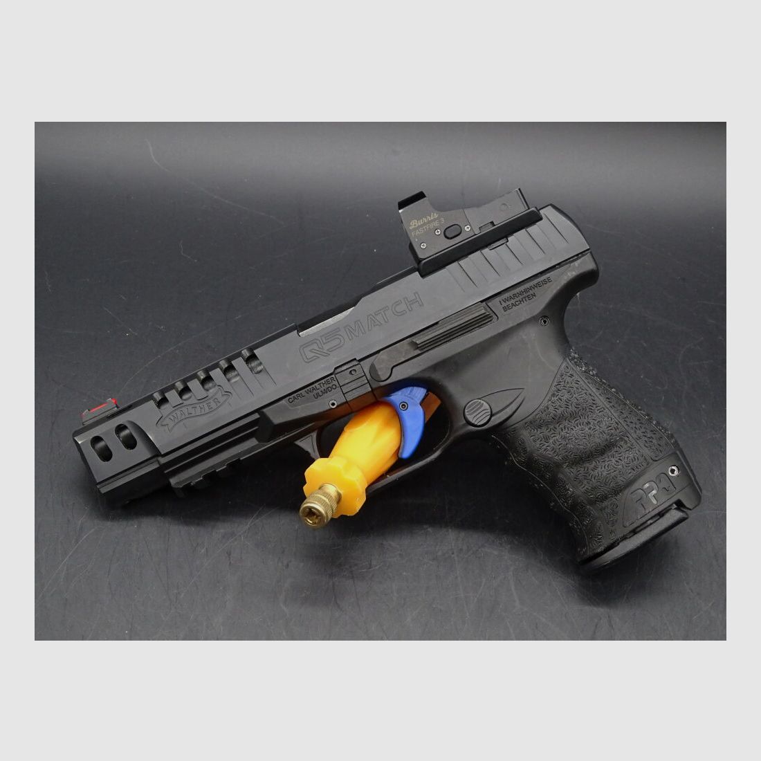 Walther Q5 Match mit Burris Fastfire 3 Kaliber 9mm Luger Q5 Match BJ 2017