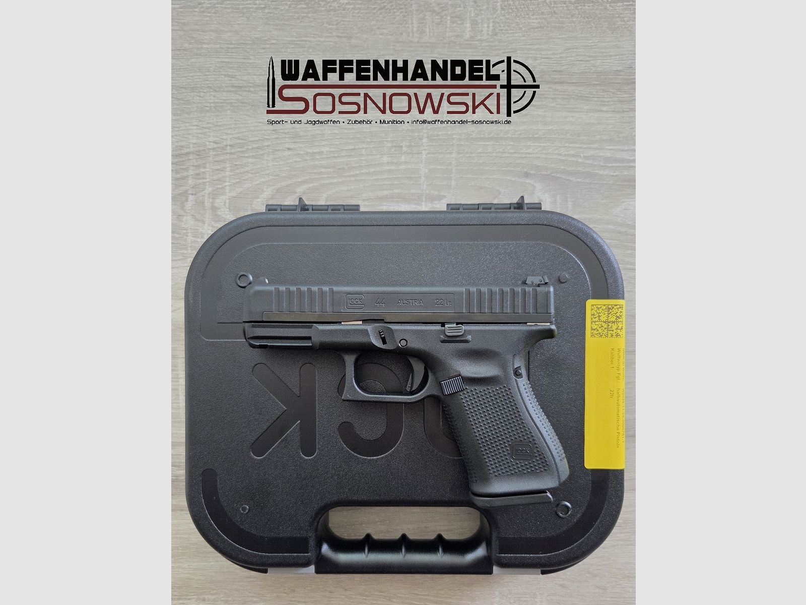 Pistola Glock 44 .22 lfb.