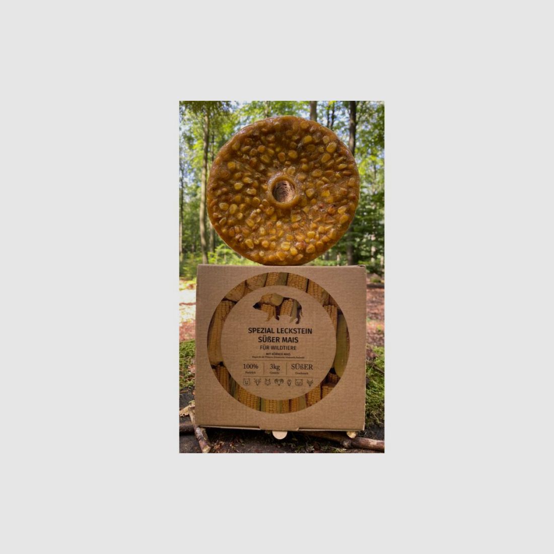 Wildlutscher Special Liksteen Zoete Maïs 3kg, afbeelding 1 van 6