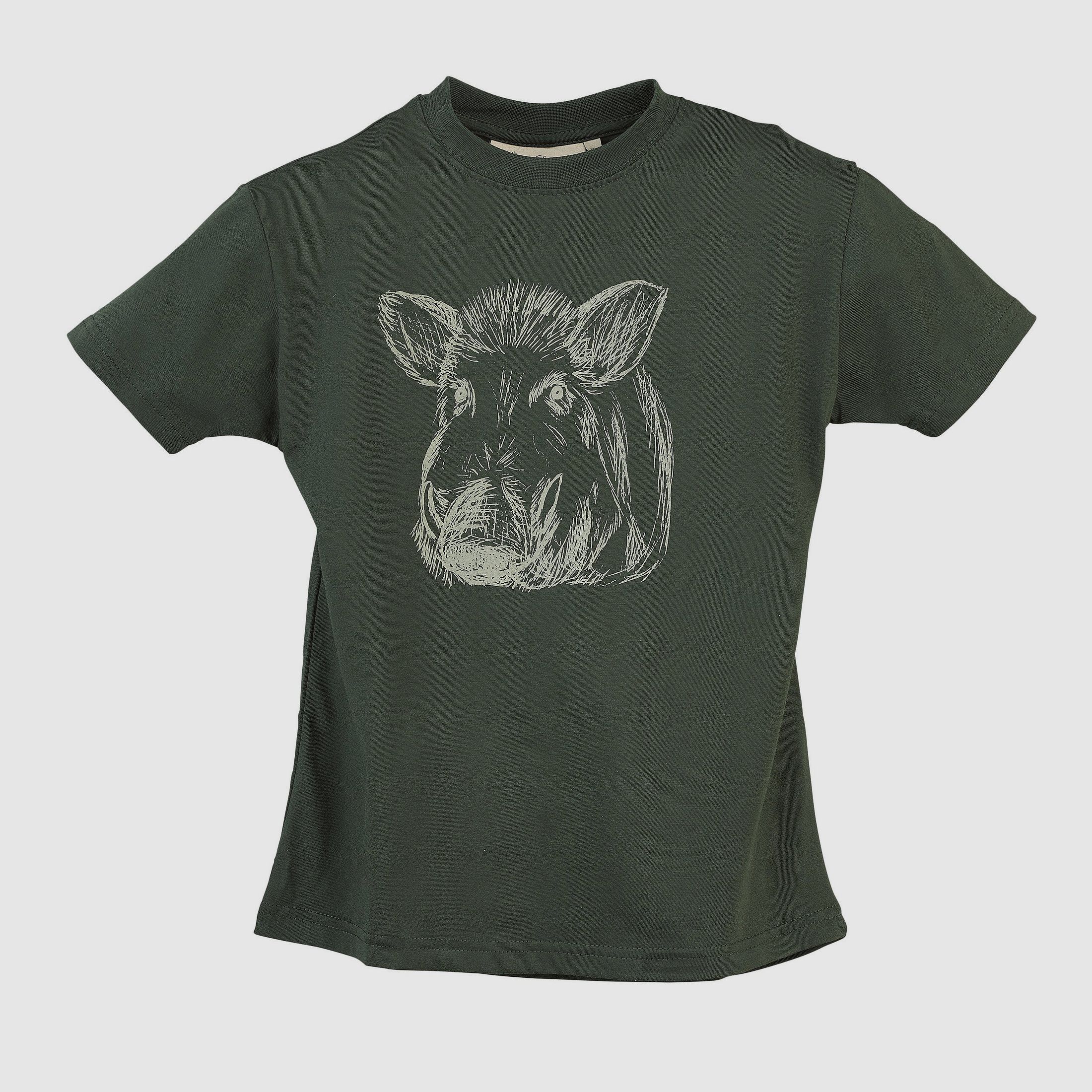 Hubertus Kinder-T-Shirt Keilerkopf