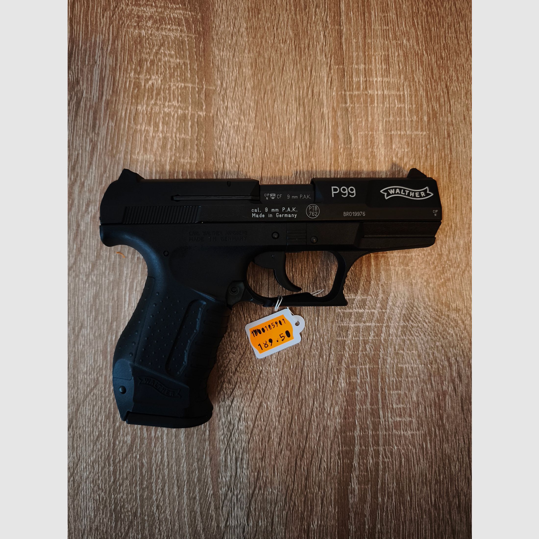Schreckschuss Walther p99 mai usato /9mm P.A.K. La spedizione è a mio carico