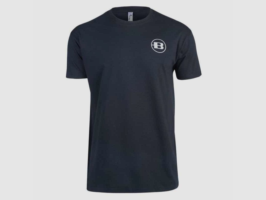 Dunkelblaue Unisex-T-Shirt Bergara Stamp, Bild 2 von 4