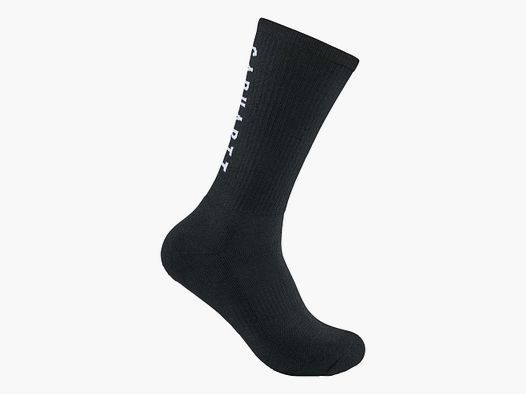 Carhartt Midweight Crew Socks 3-Pack Men's Black L