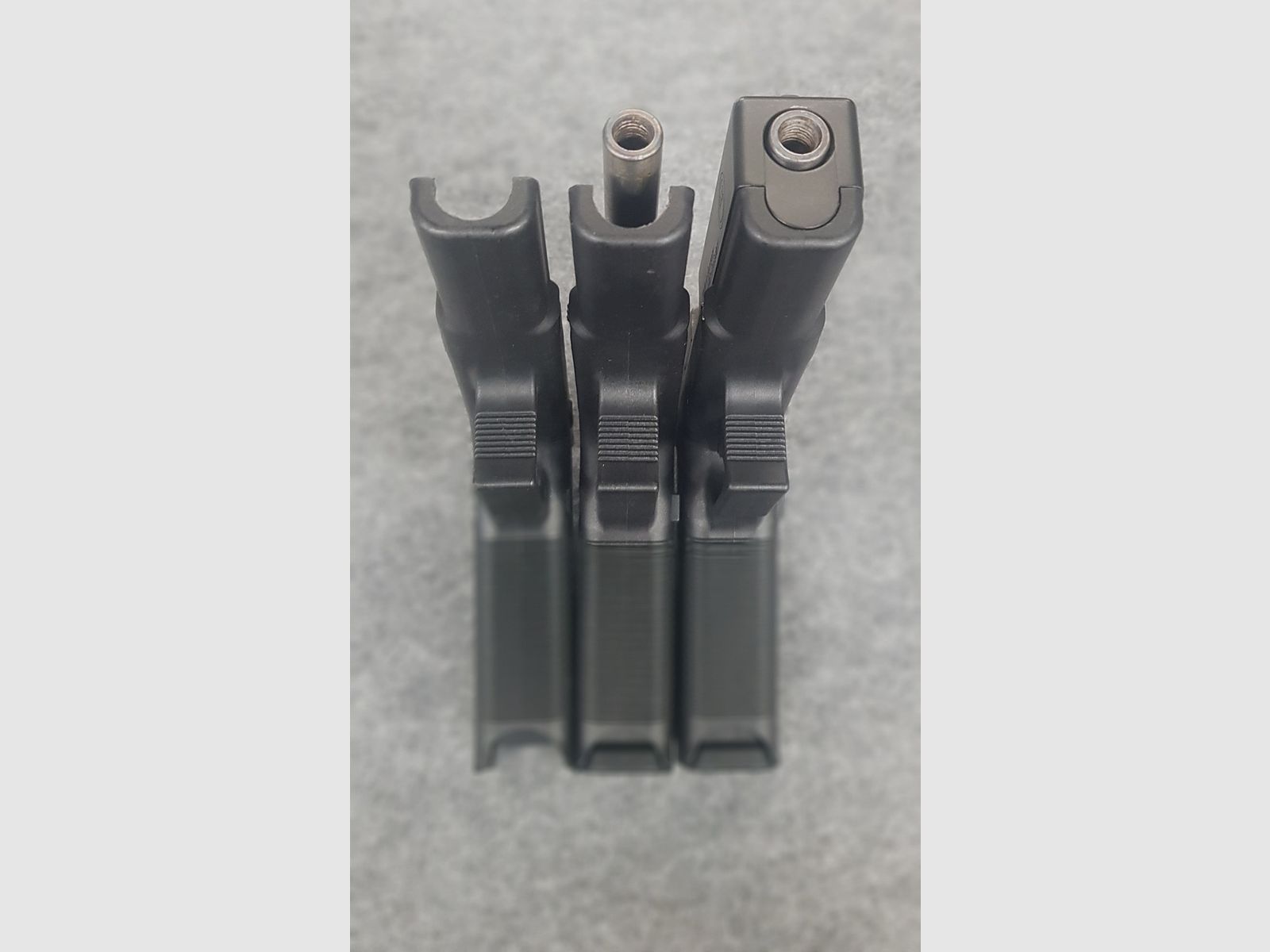 Konvolut 3x Erma Geco P217  Magazin  Glock 17  PTB 672 PAK 9mm