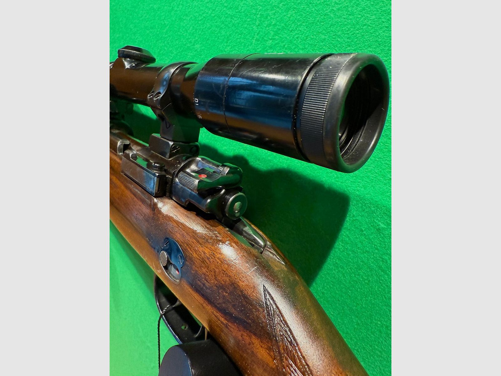 Mauser Stutzen 98 (Mauser-Werke Oberndorf) 7x64 & Zeiss 2,5-10x52, immagine 9 di 10