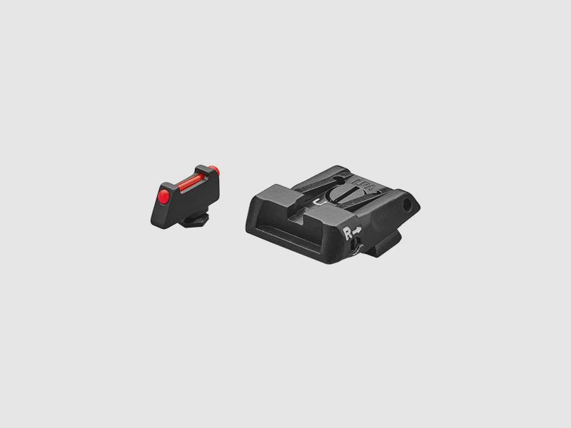 LPA SPS16GL6F Mikrometer-Visiersatz für Glock Pistolen – Fiber-Optik