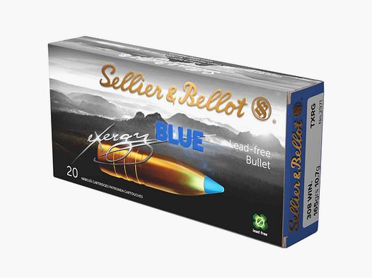 Sellier & Bellot .308 Win tipped eXergy blue, 165grs, calibre