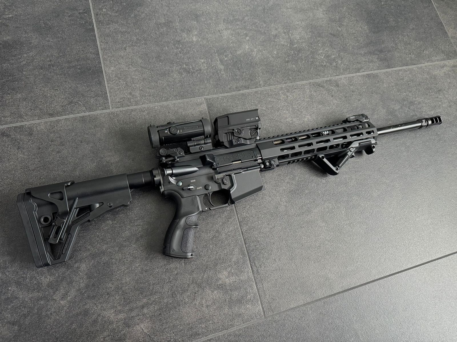 HAENEL CR223  - 16,75"  -  schwarz - langer Handschutz