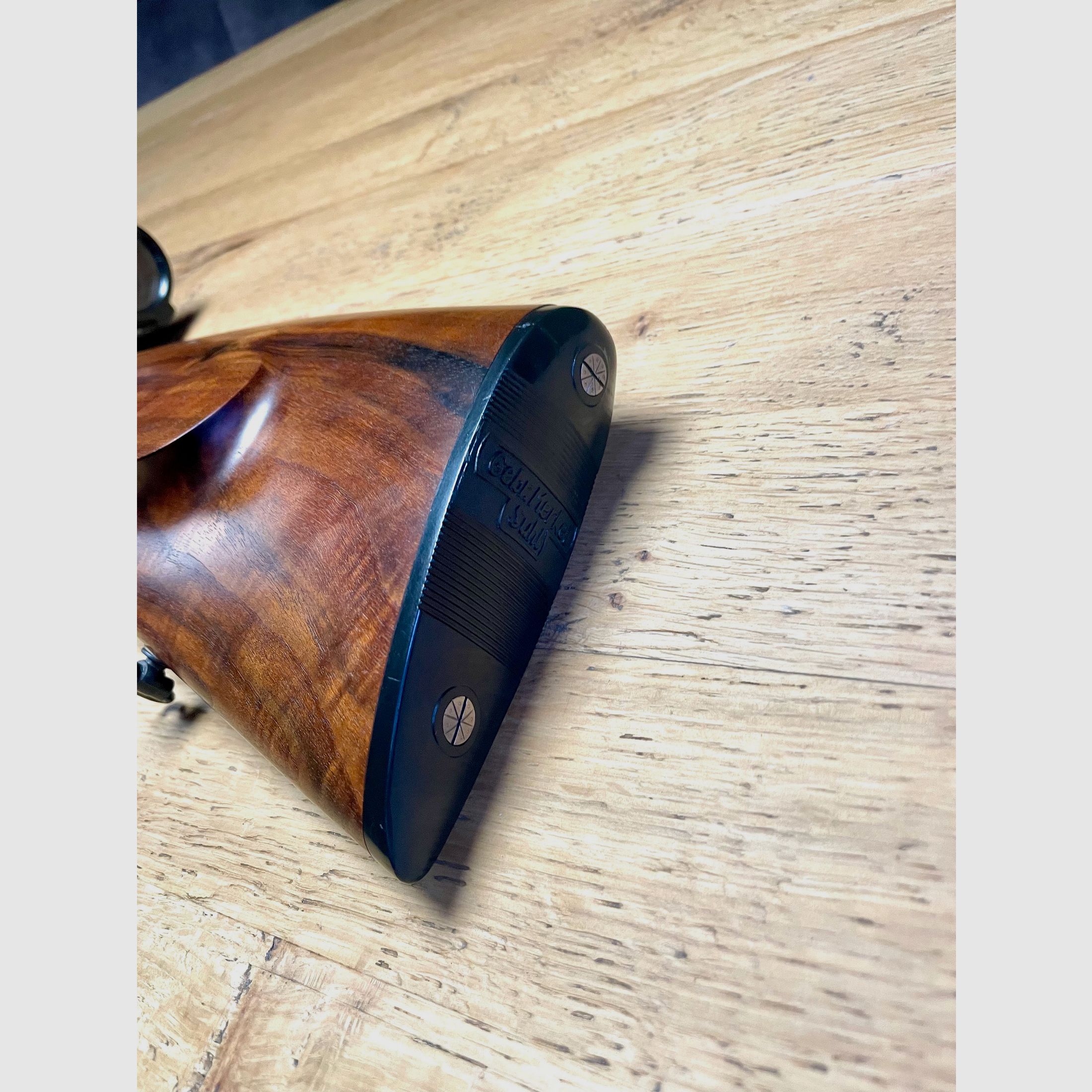 Bockdoppelbüchse Gebr. Merkel Suhl - Calibre : 9,3x74R incluant ZF Zeiss Diavari ZM 2,5-10x48