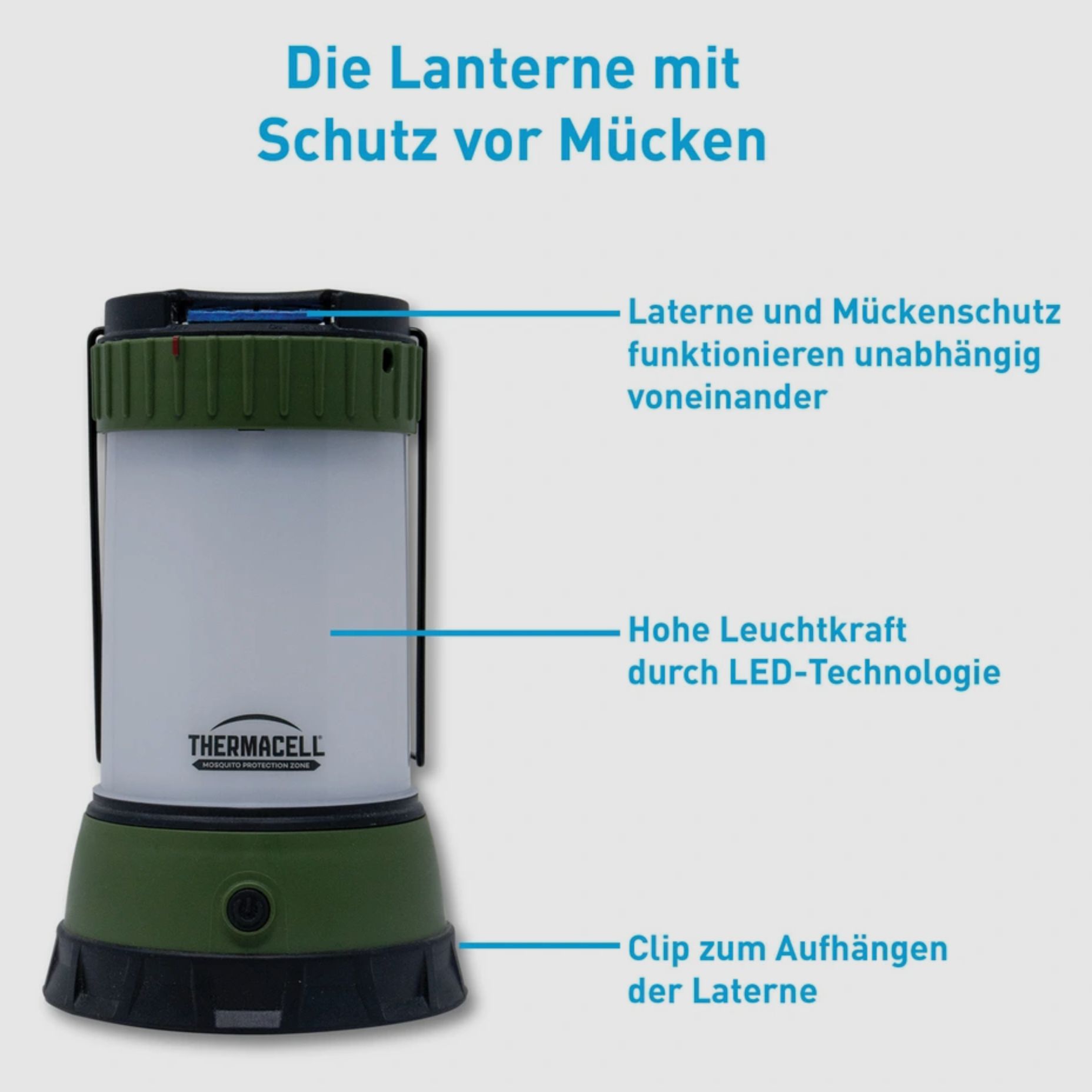 THERMACELL 2010174 Muggenafschrikapparaat Campinglamp MR-CLC