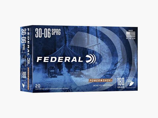 .30-06 Spr. Power Shok Tlm 11,7g/180grs. Federal Munitie