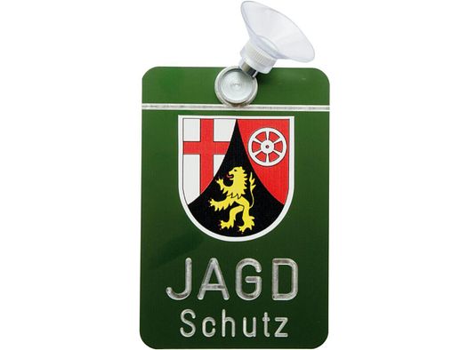 Magnet-Autoschild –  "Jagd Schutz" Baden-Württemberg