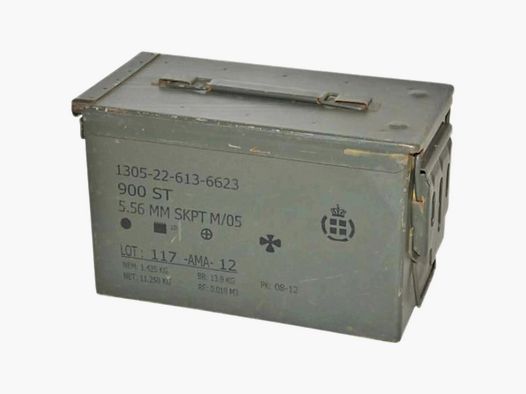 Dänische Armee Dänische Armee Dänische Munitionskiste Größe 2 gebraucht