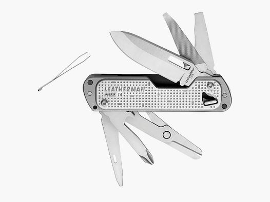 Leatherman Leatherman Multitool Free T4 silberfarben