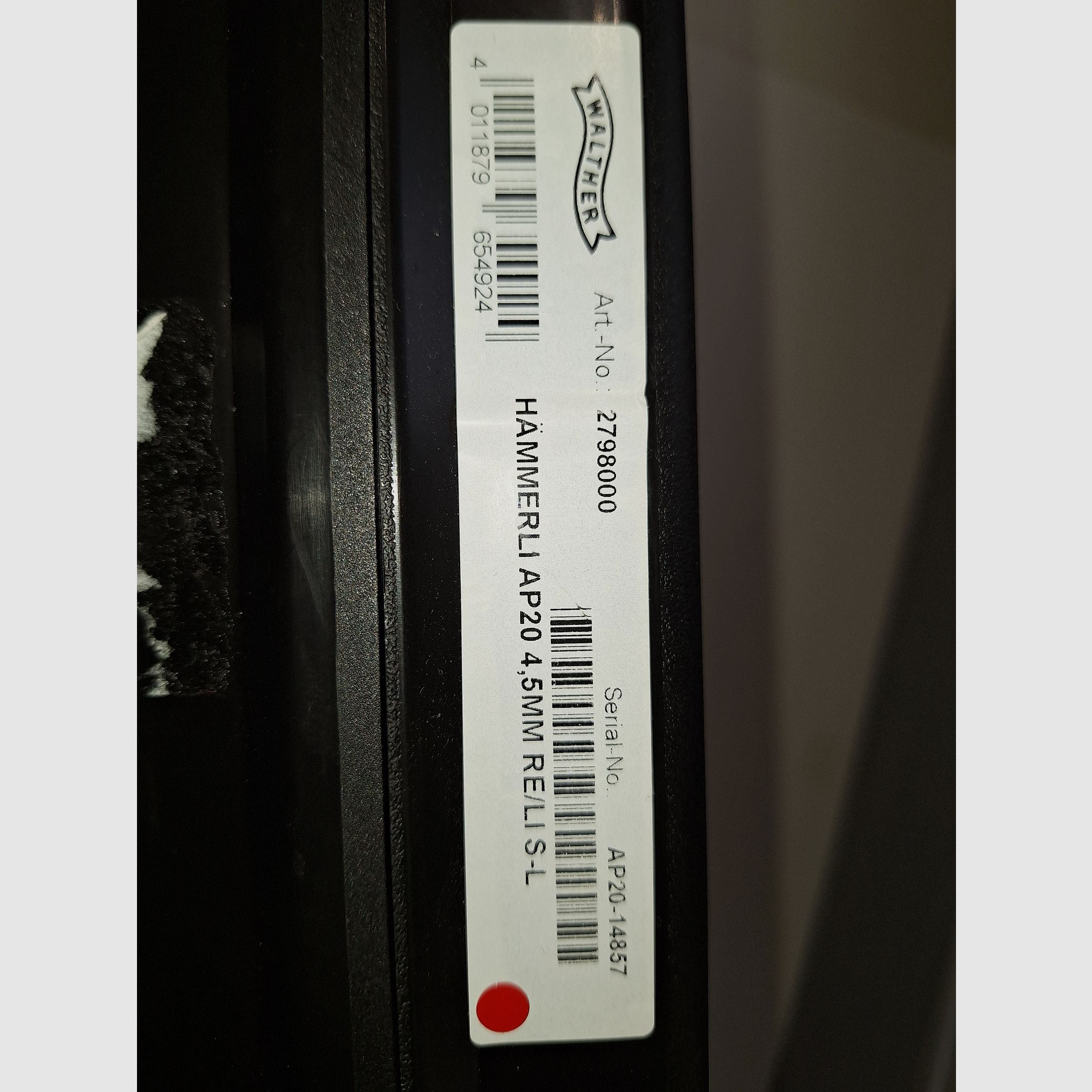 Hämmerli AP 20 / Pressluftpistole