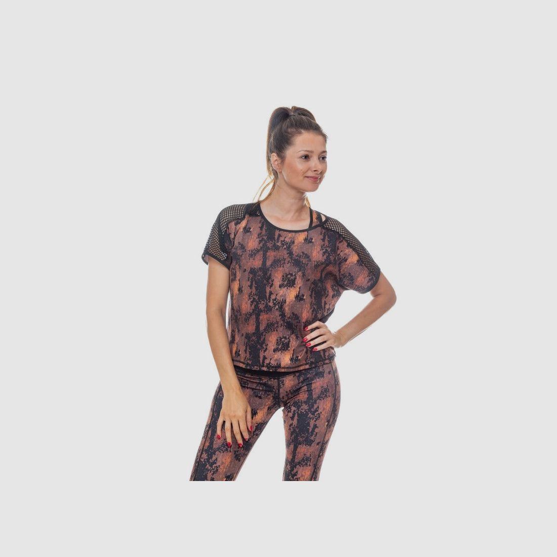 Dames-T-shirt Active Taurus Camo, afbeelding 28 van 36